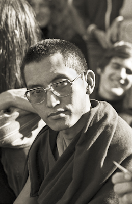 Lama Zopa Rinpoche at Manjushri Institute, England, 1976.