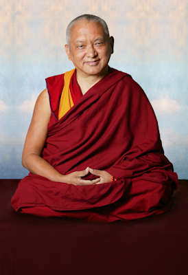 Lama Zopa Rinpoche, Portland, Oregon, 2006. Photo: John Berthold.