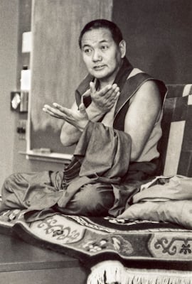 Lama Yeshe teaching at UC Santa Cruz, 1978. Photo: Jon Landaw.