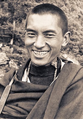  Lama Zopa Rinpoche at Lawudo Retreat Centre, Nepal, 1970.