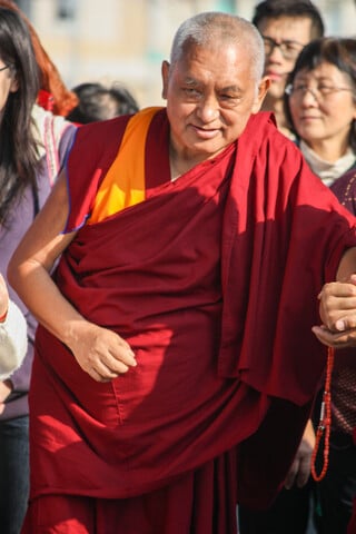 Lama Zopa Rinpoche, Taiwan, February 2013. Photo: Ven. Roger Kunsang.
