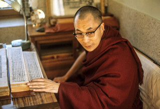 His Holiness the Dalai Lama, Dharamsala, India, 1971. Photo: Fred von Allmen.