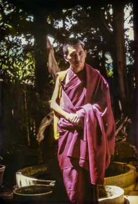 Lama Zopa Rinpoche in Honolulu, Hawaii, June 1975. Courtesy of Kathleen Bryan. 