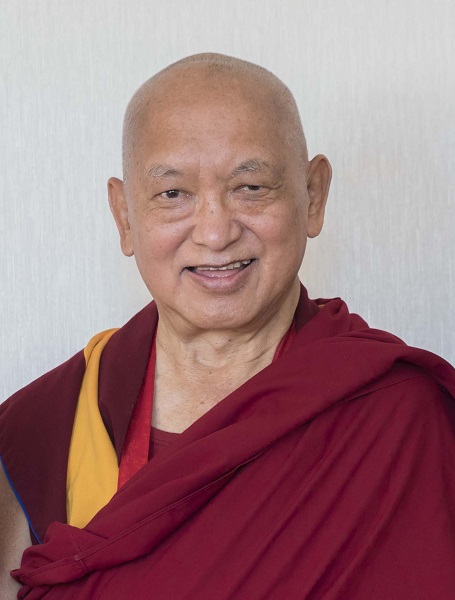 Rinpoche in Elista, Russia, October, 2019. Photo by Lobsang Sherab.