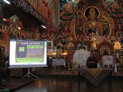 Book launch at Kopan Monastery