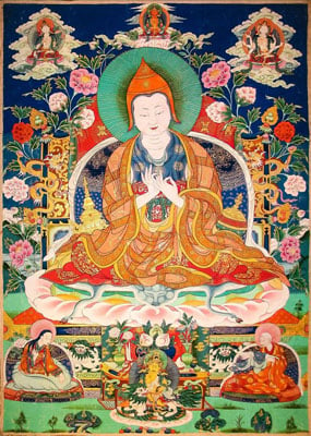 The great Indian scholar and yogi, Lama Atisha