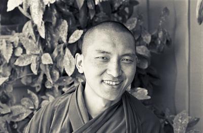 Lama Zopa Rinpoche in Tarzana, California, after the first US course, held at Lake Arrowhead, CA, 1975. Photo: Carol Royce-Wilder.