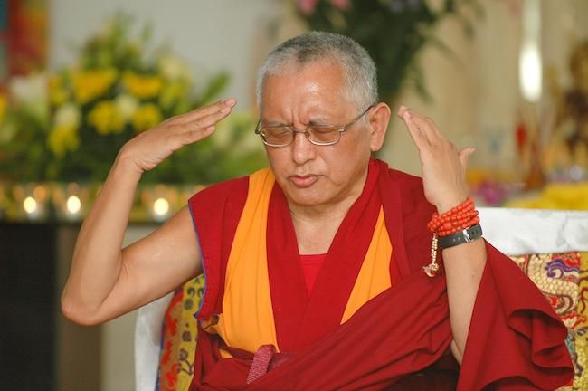 Lama Zopa Rinpoche, Malaysia, May 2006. Photo: Thubten Kunsang (Henri Lopez).